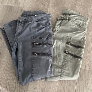 2 Pair BLANK NYC Zipper Pants